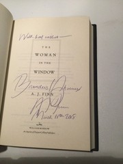 SIGNED- The Woman in the Window by A.J. Finn HC