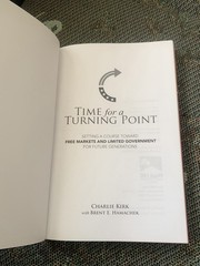 Time for a Turning Point by Charlie Kirk, Brent Hamachek – LIKE NEW