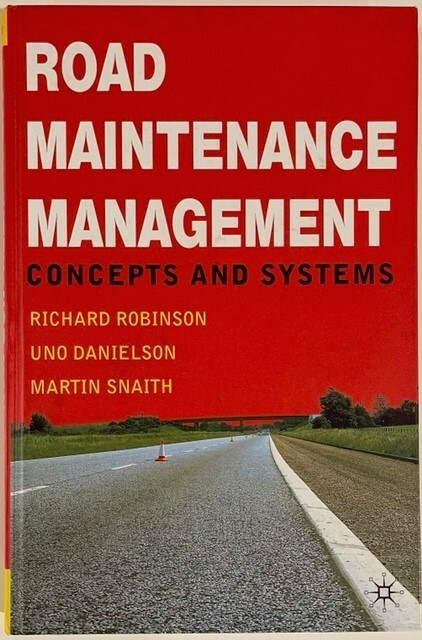 Road Maintenance Management Concepts and Systems HTF Book CIVIL ENGINEERING