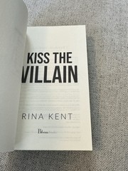 Kiss The Villain Rina Kent Deluxe Edition With Signed Bookplate Stenciled Edge