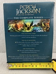 Percy Jackson and the Olympians 5 Book Paperback Boxed Set 1-5 W Poster