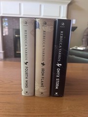 FAIRYLOOT Empyrean Series R Yarros; Fourth Wing, Iron Flame, Onyx Storm (signed)