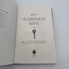 My Husband’s Wife: A Novel by Alice Feeney, 2025 Hardcover, Book Of The Month