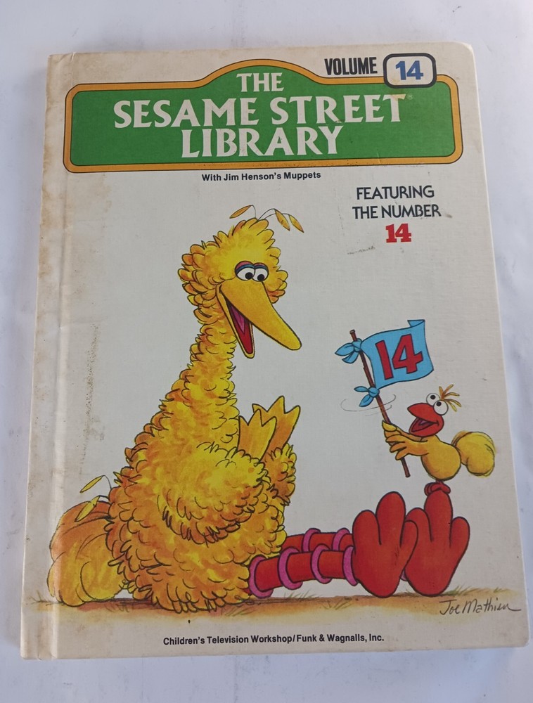 The Sesame Street Library Volume 14 Feat #14 CTW Funk Wagnall Muppets 1979