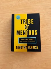 SIGNED Tribe of Mentors by Timothy Ferriss, Tim Ferriss, autographed, used