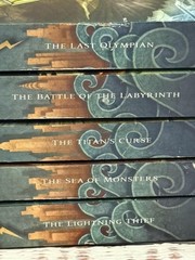 Percy Jackson and the Olympians Series by Rick Riordan Lot of 5 Books GUC