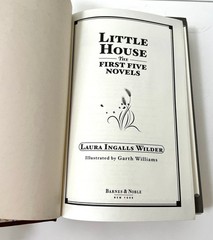 Little House The First Five Novels by Laura Ingalls Wilder – Leather B&N edition