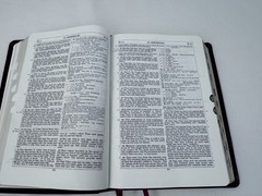 Companion Bible: King James Version, Burgundy, Bonded Leather FAST SHIP!!!