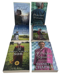 Mixed Lot of 6 Amish Novels Books Paperback