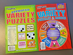 Lot of 2 Variety Puzzle Books by PENNYPRESS – Approved & Family Puzzles & Games