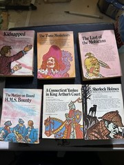 Vintage Moby Books Mini Illustrated Classics Lot Of 6 Sherlock Mohicans Musketee