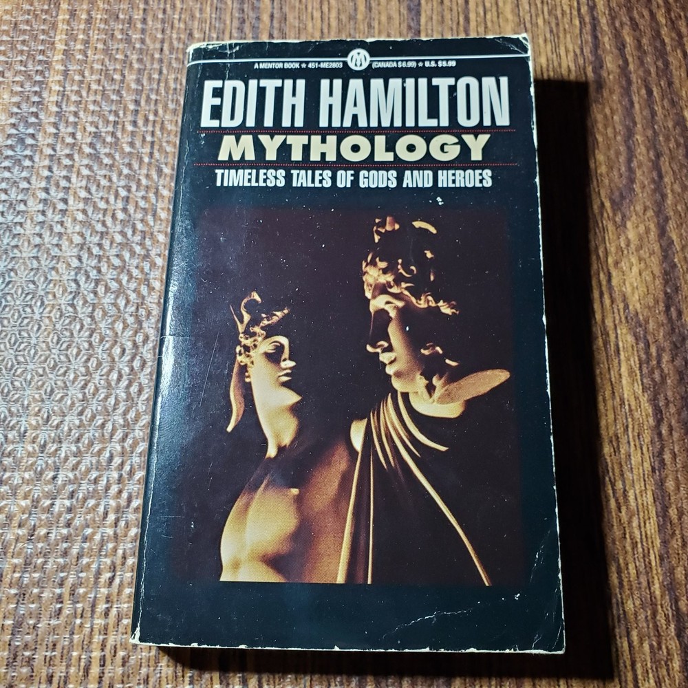 Mythology Edith Hamilton 1975 Reprint Illustrated Classic Mentor