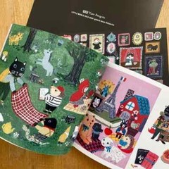 Yumi Kitagishi Art Book LITTLE WORLD 40 Pages All Color W8.2 x H5.8in JAPAN NEW