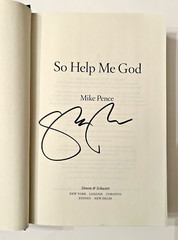 SO HELP ME GOD Mike Pence FLAT SIGNED 2022 First Edition First Printing HC DJ