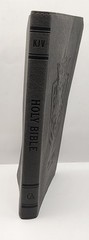 KJV Holy Bible Gift Edition Christian Art Publishers Gray Leather Lion Crest