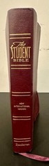The Student Bible NIV Zondervan (1996, Bonded Leather)
