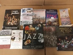 Lot of 20 History US World Europe American Europe Ancient War Book MIX UNSORTED