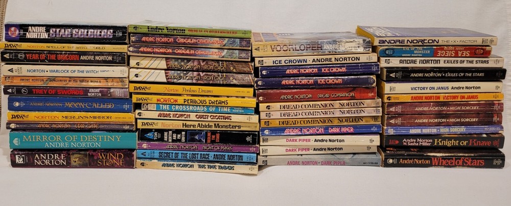 Books by Andre Norton…Pick 1 or more titles, Science Fiction & Fantasy, PB’s