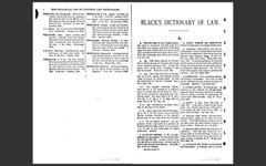 BLACK’S LAW DICTIONARY, 1st Edition 1891 and 2nd Edition 1910 Law Book on CD-ROM