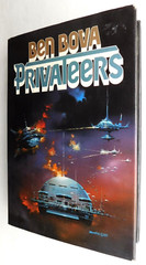 *SIGNED* BEN BOVA 1st ed collectible hardcover w/protector PRIVATEERS 383 pages