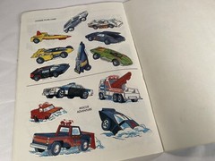 1992 Hot Wheels Sticker Fun Golden Book Vintage Mattel