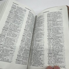 Thomas Nelson Bible KJV GP Reference 0543A Red Letter Self Pronouncing 2 Tone