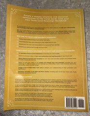 Tarot Card Meanings Workbook By Esselmont, Brigit **10 Pages Out of 334 Filled**