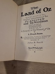 L. Frank Baum Lot – Ozma Of Oz And The Land Of Oz Reilly And Lee Co + Apple Book