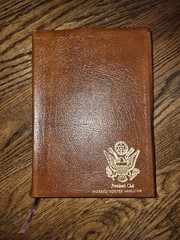 Signed Dr. James Kennedy Bible Coral Ridge Leather President’s Club KJV Red Ltr