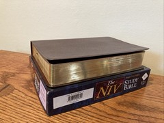 1984 NIV Study Bible: 10th Anniversary Edition Bonded Leather (1995, Zondervan)