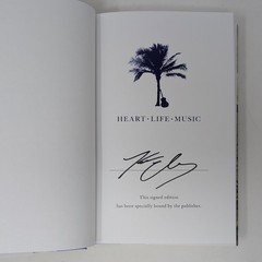 SIGNED Kenny Chesney Book – Heart Life Music (1st/1st HC, 2025, HOF) Autographed