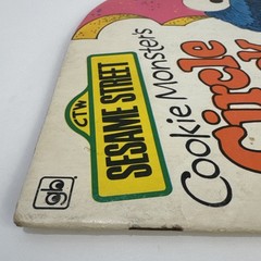 Vintage Sesame Street Cookie Monster Circle Book Golden Shape Book 1972 CTW