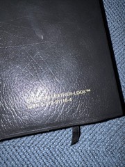 Holy Bible KJV Giant Print, Red Letter, Concordance-2000 Premium Leather-Look