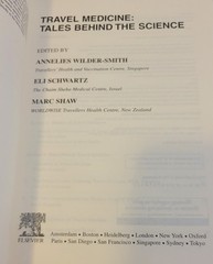 TRAVEL MEDICINE: Tales Behind the Science (2007 First Edition) Paperback PB BOOK