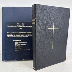 Oxford Book Of Common Prayer French Morocco Leather – Nice- 07616 Box 1952