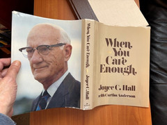 *WHEN YOU CARE ENOUGH* Joyce C Hall HC/DJ/1st/1st 1979 MINT, HALLMARK STORY