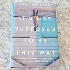Lysa TerKeurst It’s Not Supposed to Be This Way Hardcover w/ Dust Jacket