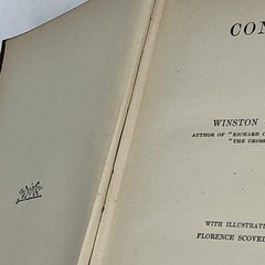 Vintage CONISTON Winston Churchill The Macmillan Company 1912 Hardcover Maroon