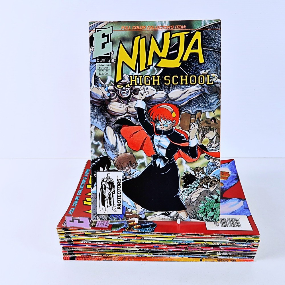 Bulk Lot 25 Mixed Comics – Ninja High School, Various Issues See Photos