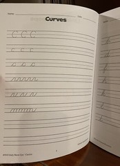 Cursive writing practice handwriting book workbook beginner Grade 2 3 4 School