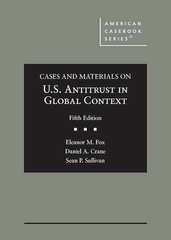 Cases and Materials on U.S. – Hardcover, by Fox Eleanor; Crane – Very Good