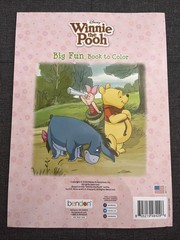 Disney Winnie the Pooh Big Fun Book to Color Puzzles Games and Coloring