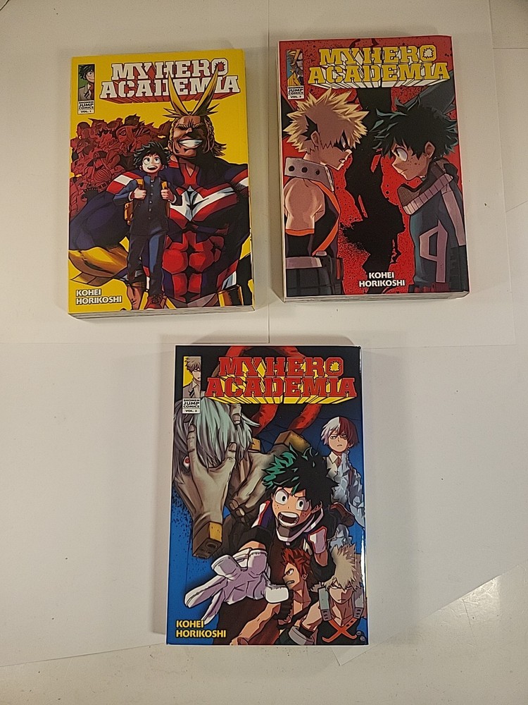 My Hero Academia Lot Vol. 1-3 ( Volume 1 2 3) Manga English Shonen Jump Comics