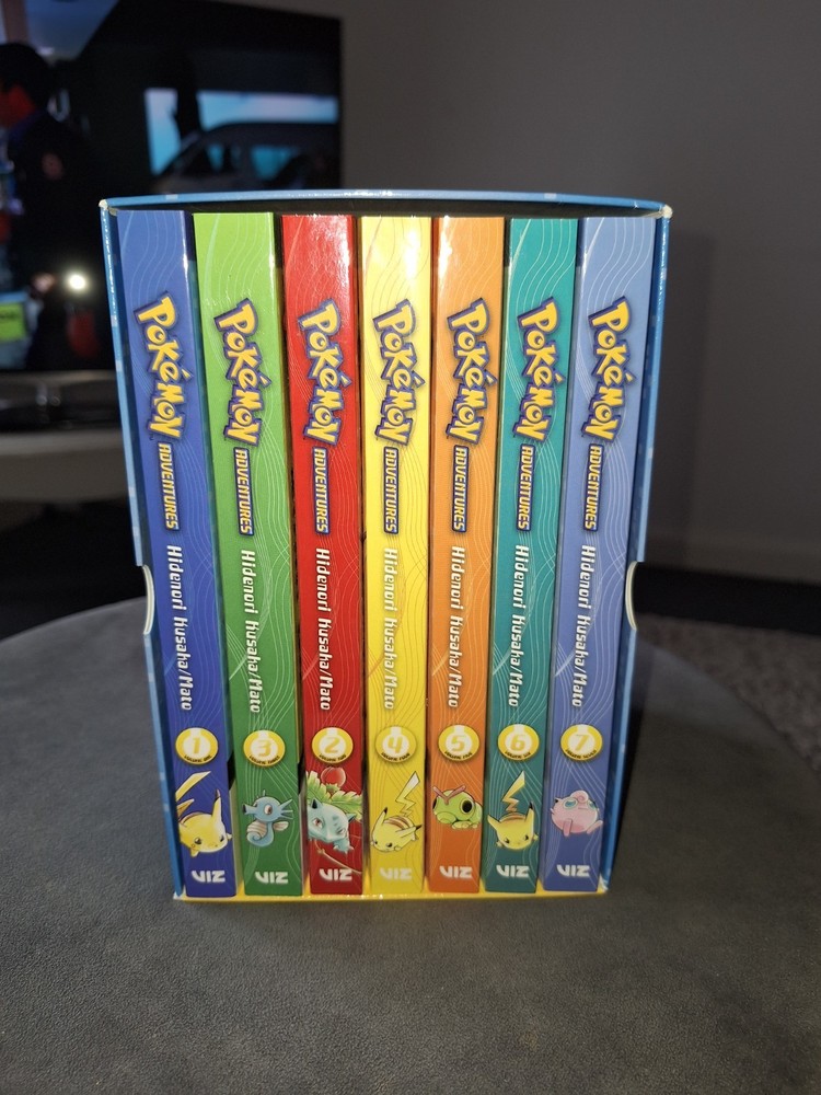 Pokemon Adventures Volumes 1-7 Paperback Books Series Set – CLEAN, ONE READER!