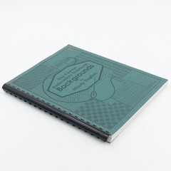 Canvas Embroidery Notebook Backgrounds Mindy English 1993 PB Plastic Spine VGUC