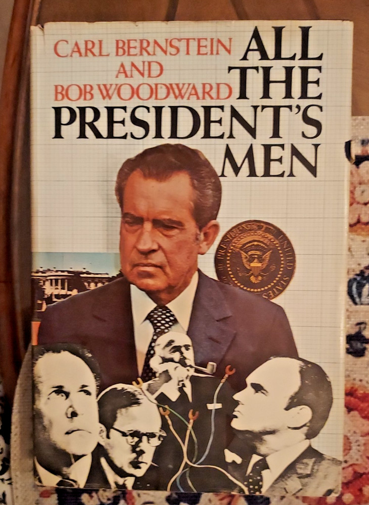 All the President’s Men Carl Bernstein & Bob Woodward (1974) 1st Printing HC DJ