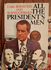 All the President’s Men Carl Bernstein & Bob Woodward (1974) 1st Printing HC DJ