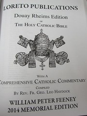 Hardback Douay Rheims Haydock Holy Bible in English