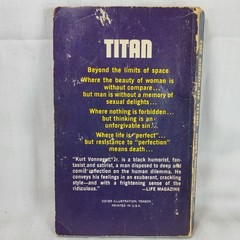 The Sirens of Titan Paperback BOOK by Kurt Vonnegut Jr Dell First Edition 1966