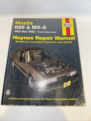 Haynes 61041 Premium Manual For Models Mazda 626 & MX-6 FWD 83-92